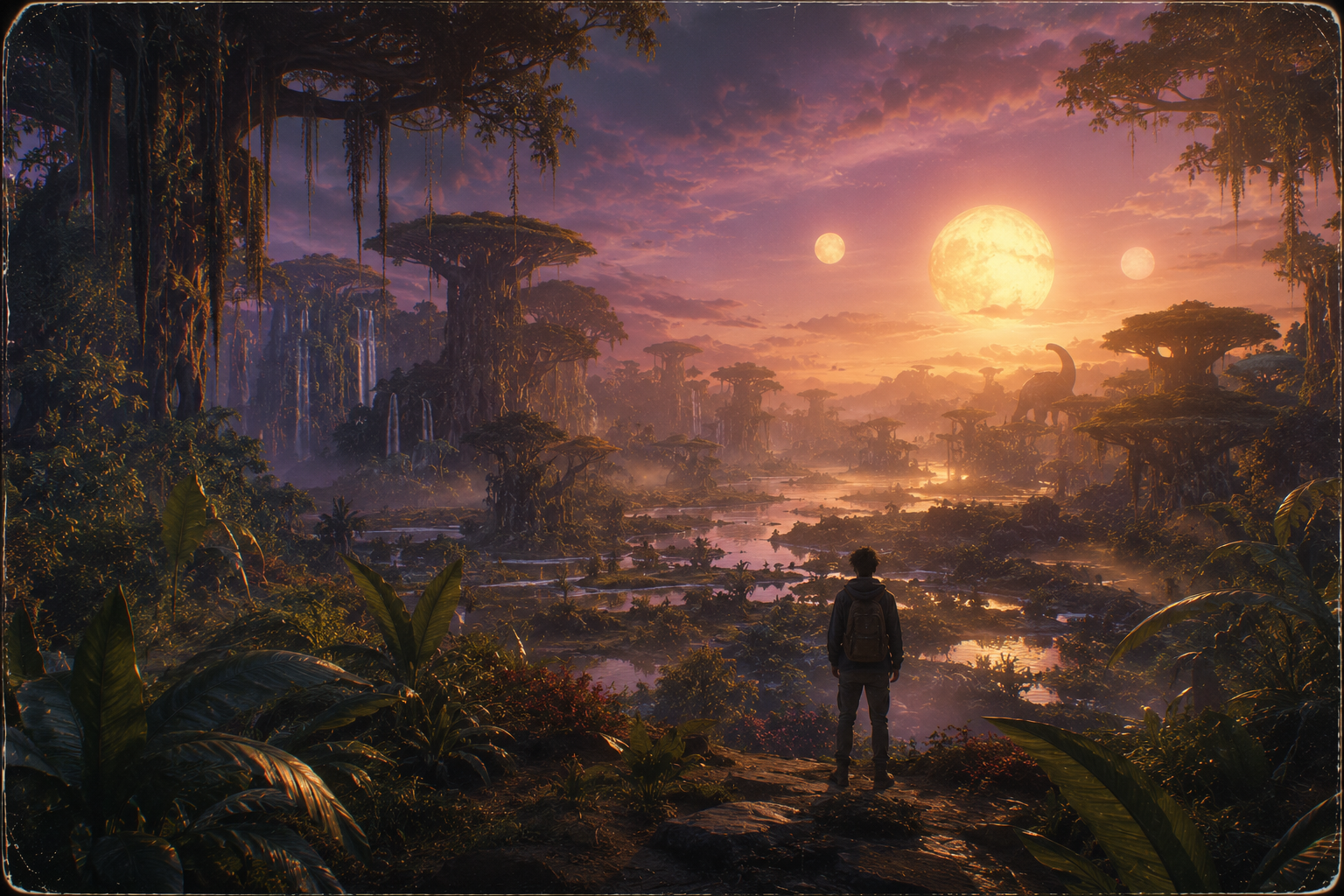 Tropical alien world